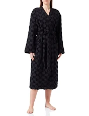 Women's Monogram Bathrobe Black S