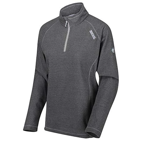Womens Montes Lightweight 1/2 Zip Fleece Pullover- Grey - 16