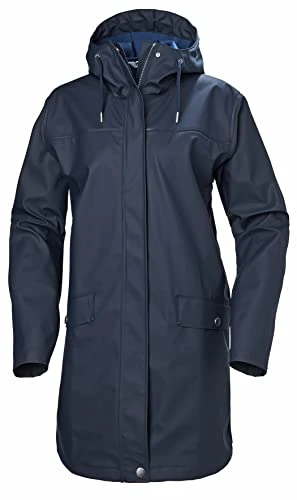 Womens Moss Rain Coat, M, Navy