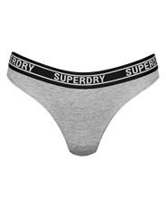 Women's Multi Logo Bikini Brief NH Swim Trunks, Grey Marl/Jumpsuit, 8