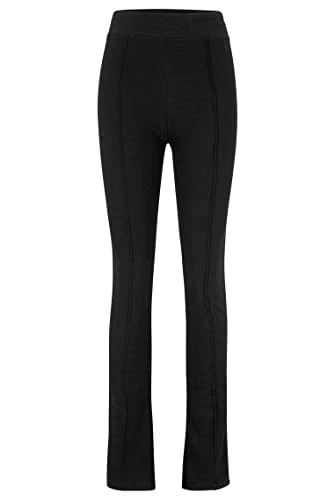 Womens Narla Flared Slim-fit Leggings in a Cotton Blend Black