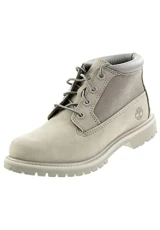 Women's Nellie Chukka Leather Sde Ankle Boots, Medium Grey Nubuck, 6 UK