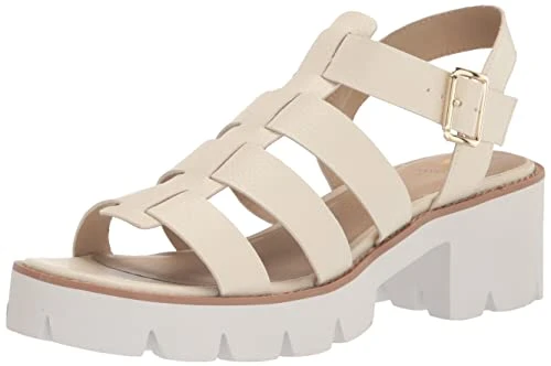 Women's Never Ends Fisherman Sandal, Off-white, 6 UK