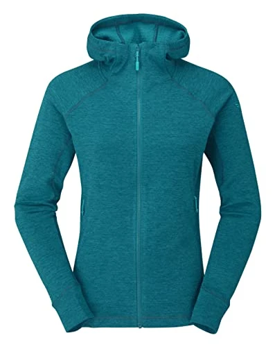 Women's Nexus Hoody Full-Zip Lightweight Fleece Jacket for Hiking, Trekking, & Climbing - Ultramarin