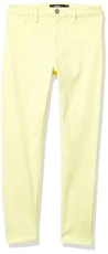 Women's Nico Mid Rise Skinny Fit Crop Jean, Soft Yellow, 34