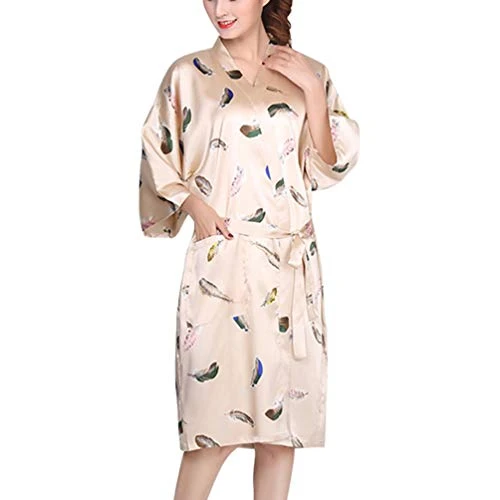 Women's Night Shirt golden 61X100CM