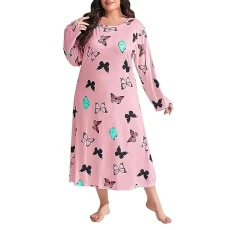 Women's Nightdress, Short Sleeve, Large Sizes, Night Dress, Long Printed Nightgowns, Comfortable Sleepwear, Crew Neck Sleep Dress, Plus Size Loungewear, Lightweight Soft Sleepwear, Pyjamas, Shirt Women's Nightdress, Short Sleeve, Large Sizes, Night Dress, Long Printed Nightgowns, Comfortable Sleepwear, Crew Neck Sleep Dress, Plus Size Loungewear, Lightweight Soft Sleepwear, Pyjamas, Shirt
