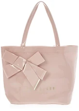 Women's Nikicon Vinyl Bow Shopper, Pl-pink, One Size UK Women's Nikicon Vinyl Bow Shopper, Pl-pink, One Size UK