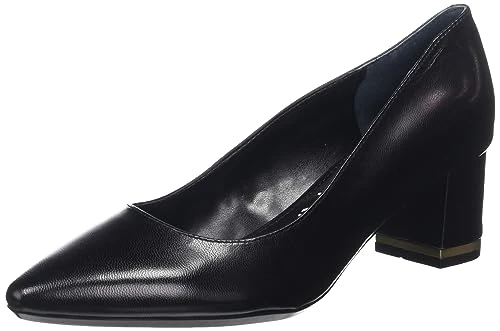 Women's Nita Pump, Black Leather, 8 UK