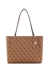 Women's Noelle Small Noel Tote, Shoulder Bag, Latte Logo, One Size Women's Noelle Small Noel Tote, Shoulder Bag, Latte Logo, One Size