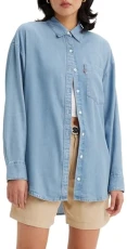 Women's Nola Oversized Shirt Shirt, Hip To Be Square, M