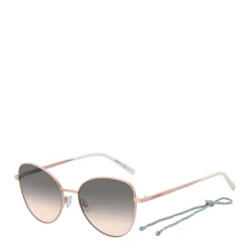 Womens Nude Pink Sunglasses 55mm