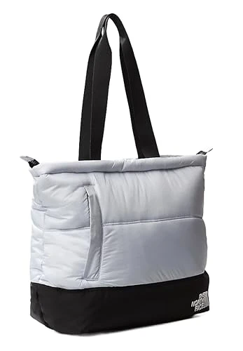Women's Nuptse Tote, Ice Blue With Black, Ice Blue With Black, One Size