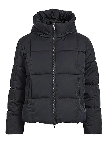 Women's Objzhanna New Short Jacket Noos Quilted, Black, M