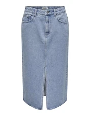 Women's Onlbianca Midi Skirt Dnm Rea Noos, Light blue (light blue denim), M Women's Onlbianca Midi Skirt Dnm Rea Noos, Light blue (light blue denim), M