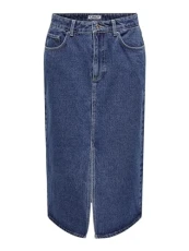 Women's Onlbianca Midi Skirt DNM Rea Noos, Medium Blue (Medium Blue Denim), L Women's Onlbianca Midi Skirt DNM Rea Noos, Medium Blue (Medium Blue Denim), L