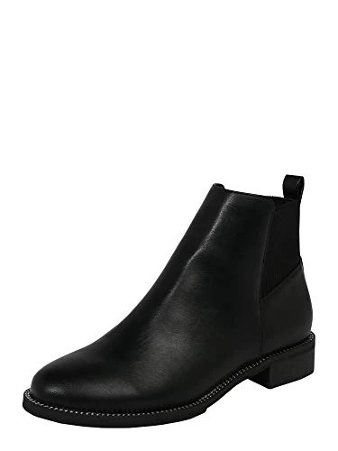 Women's Onlbibi Chain Pu Bootie Chelsea Boots, Black (Black Black), 3 UK