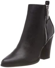 Women's Onlblue Zip Heeled Bootie Ankle Boots, Black Black Black, 8 UK Women's Onlblue Zip Heeled Bootie Ankle Boots, Black Black Black, 8 UK