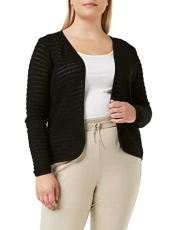 Women's Onlcrystal Ls Noos Cardigan, Black (Black), M UK Women's Onlcrystal Ls Noos Cardigan, Black (Black), M UK