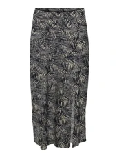Women's Onlpiper Life Midi Slit Skirt Noos Ptm, Black, XXL Women's Onlpiper Life Midi Slit Skirt Noos Ptm, Black, XXL
