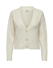 Women's Onlrositta Ls Vneck Card KNT Cardigan, Birch, S Women's Onlrositta Ls Vneck Card KNT Cardigan, Birch, S