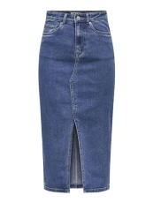 Women's Onlsiri Front Slit Skirt DNM Gua Noos Denim, Blue, M Women's Onlsiri Front Slit Skirt DNM Gua Noos Denim, Blue, M