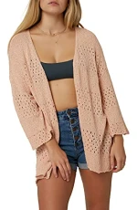 Women's Open Front Long Sleeve Cardigan Sweater