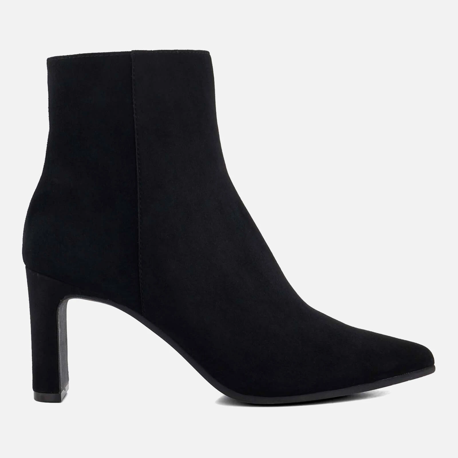 Womens Ottaly Suede Heeled Boots - UK - Black