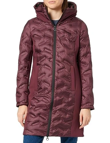 Women's outdoor coat, dunkelrot, 48