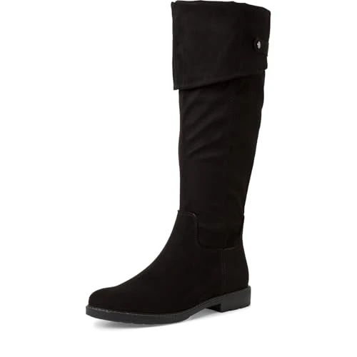 Women's Overknee 2-25568-43 Over-The-Knee Boot, black, 7.5 UK