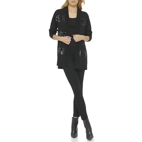 Women's P2mxx435 Sweater, Black/Black, XL