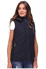 Womens Padded Softshell Gilet Ladies Bodywarmer Hooded Quilted Waistcoat Lightweight Sleeveless Jacket Outwear Breathable Long Winter Zip Up Vest with Pockets 3XL Womens Padded Softshell Gilet Ladies Bodywarmer Hooded Quilted Waistcoat Lightweight Sleeveless Jacket Outwear Breathable Long Winter Zip Up Vest with Pockets 3XL