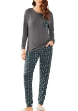 Womens Pajamas Set long Sleeve Tops and Pants 2 Piece PJ Sets Loungewear Sleepwear with Pockets, Star, XL Womens Pajamas Set long Sleeve Tops and Pants 2 Piece PJ Sets Loungewear Sleepwear with Pockets, Star, XL