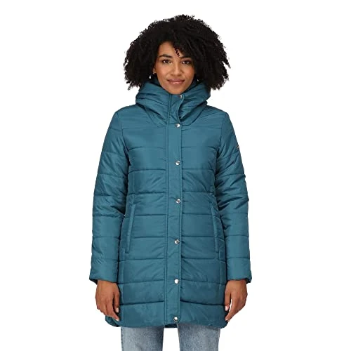 Women's Pamelina Baffled Quilted Jackets, Dragonfly, 10 UK