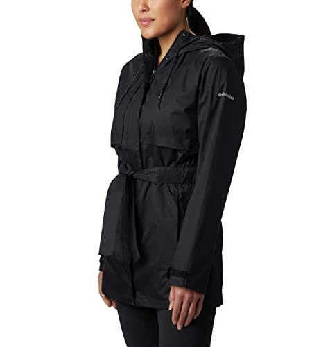 Women's Pardon My Trench™ Rain Jacket,Black,Medium