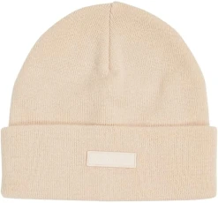 Women's Patch Knitted Beanie Hat, Pink (Whisper Pink), One Size Women's Patch Knitted Beanie Hat, Pink (Whisper Pink), One Size