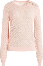 Womens Paula Logo Jumper Calm Pink S Womens Paula Logo Jumper Calm Pink S