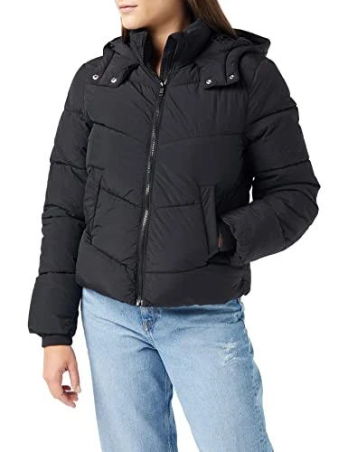 Women's Pcjamilla Short Puffer Jacket Noos Bc, Black, S