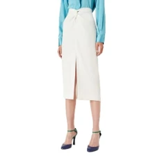 Womens Pencil Skirt Bottom White S