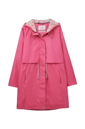 Women's Pippa Coat - Ladies 3/4 length Waterproof Spring Summer Outdoor Coat with Hood - Pink - 18