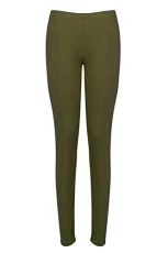 Womens Plain Basic Trousers Full Ankle Length Stretch Jeggings Leggings