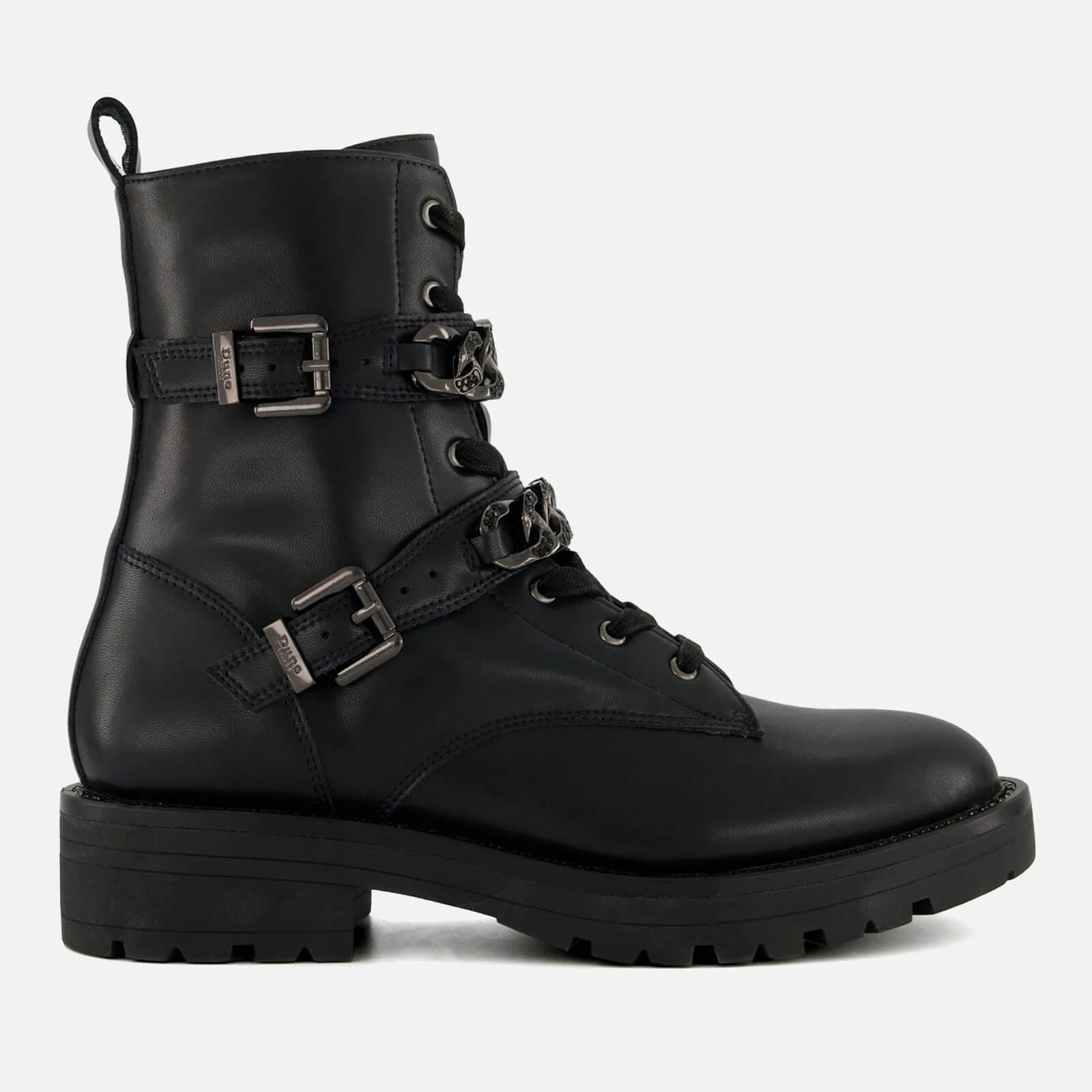 Womens Plazas Leather Boots - UK - Black