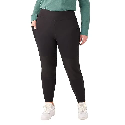 Women's Plus Protect Utility Leggings, Knit Black, 2X