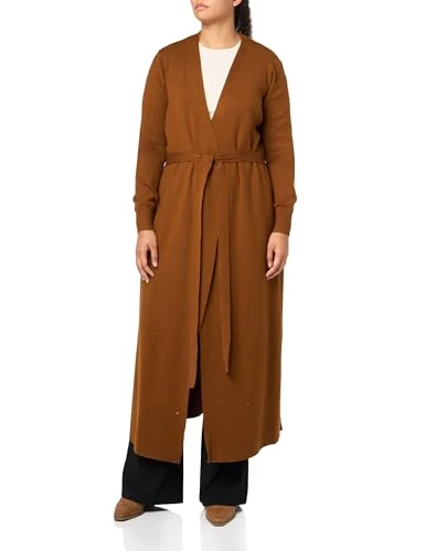 Women's Plus Size Cardi Goldie Cardigan Sweater, Salted Caramel, 12