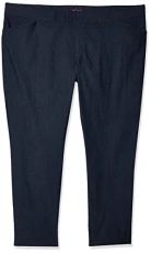 Women's Plus-Size Easy-Fit Elastic-Waist Pull-On Pant, Dark Shade, 22