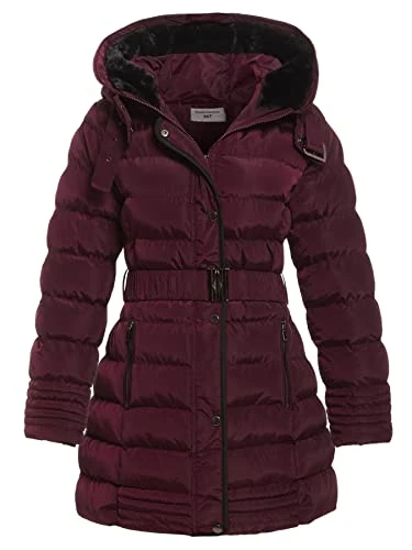 Womens Plus Size Padded Parka Coat Winter Jacket