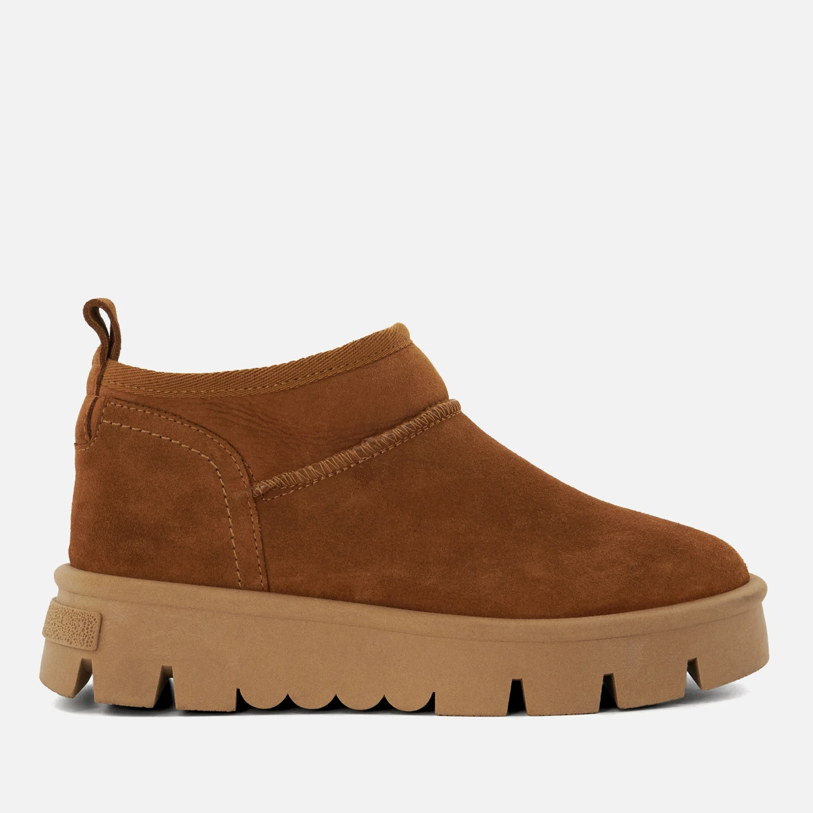 Womens Pod Low Suede Boots - Brown