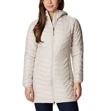 Women's Powder Lite Mid Jacket, Dark Stone, 2X Plus Women's Powder Lite Mid Jacket, Dark Stone, 2X Plus