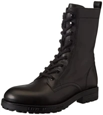 Women's precollezione Primavera Estate 2022 Mid Calf Boot, Nero, 5 UK