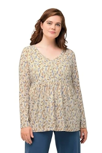Women's Printed Night Shirt, Gelb, 16 UK/18 UK